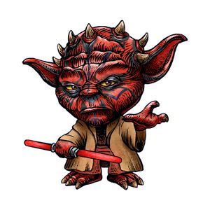 Darth sith Yoda 尤达大师 star wars星球大战Tee Shirt T恤