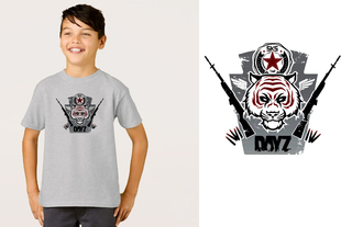 H1Z1 DAYZ zombies TEE-Shirt 圆领男女T恤班服定制文化衫3