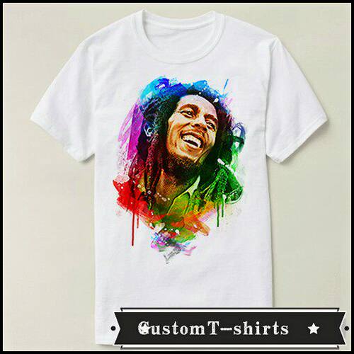 bob marley 鲍勃马利  文化衫短袖男女成人  T恤T-shirt7
