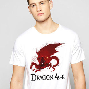 age龙腾世纪VIDEO DIY定制T恤 GAME Shirt圆领 Tee Dragon
