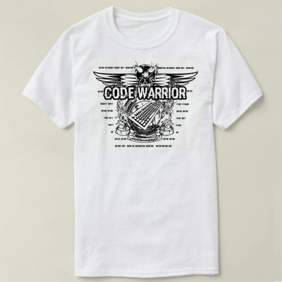 GEEK programmer 极客 程序员 Code Warrior 定制 T-Shirt T恤
