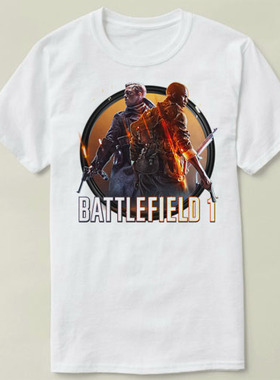 EA Battlefield  1战地1  VIDEO GAME Tee Shirt圆领 定制T恤
