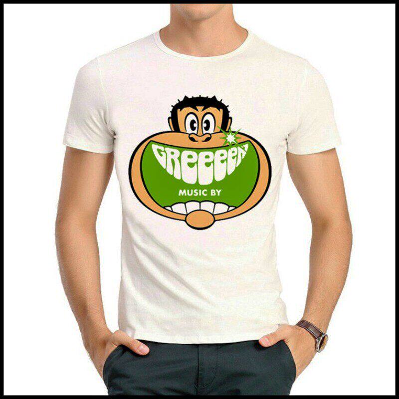 GReeeeN T-shirt 白色短袖 日本GReeeeN Band T恤 J-POP T恤衫