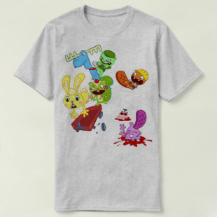 Happy Tree Friends 欢乐树的朋友们 男女Tee T-Shirt T恤 4