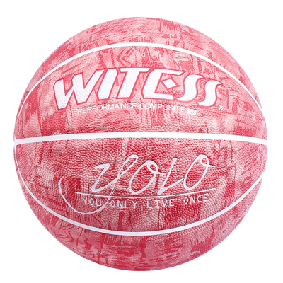 WITESS时尚印花PU材质街头篮球