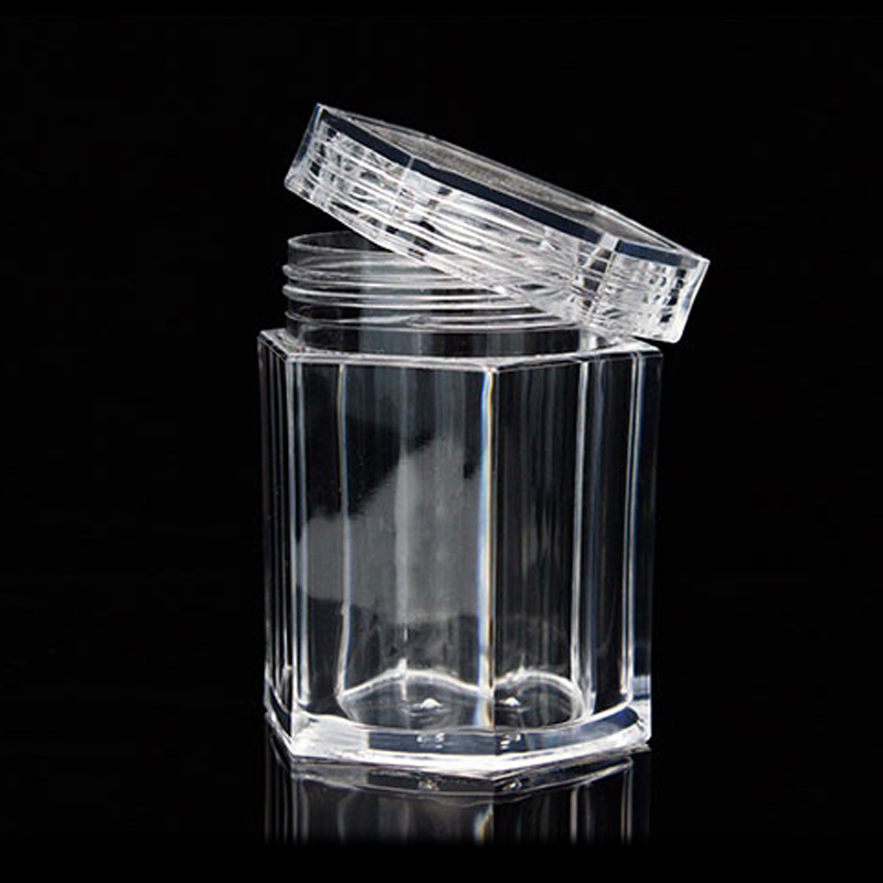 六角杯铁皮石斛包装瓶子铁皮枫斗包装瓶亚克力瓶塑料空瓶子礼品盒