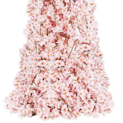 180cm Artificial Flowers Cherry Blossom Sakura Garland Weddi