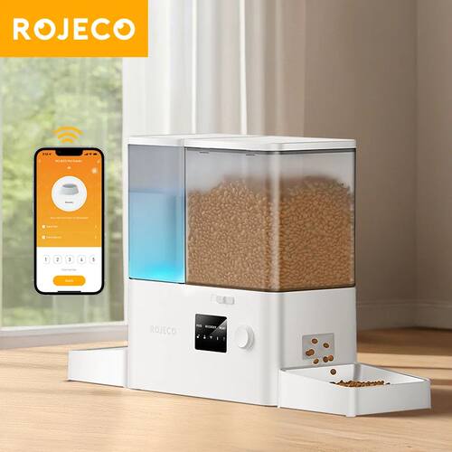 Automatic Pet Feeder Gravity Water Fountain 8.5L 2 In 1 WIFI