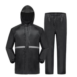 Men Wate Suit For Rain Coat Pant Outdoor 2pcs Women Hooded