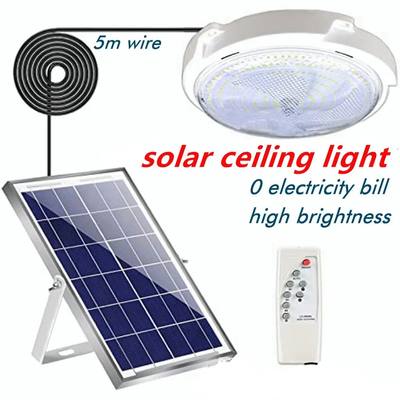 Solar Lights Home Indoor Ceiling Veranda Solar Power Lamp IP