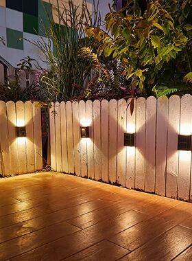 New Solar Wall Lights Outdoor Waterproof Led Solar Lamp Up A