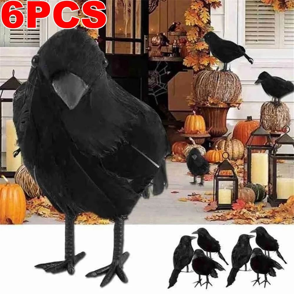 Simulation Black Crow Halloween Black Crow Props Simulation