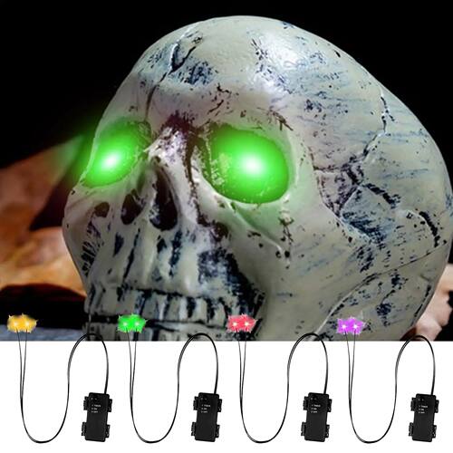 Halloween LED Glowing Eyes With Timer Light Up DIY Eyes for