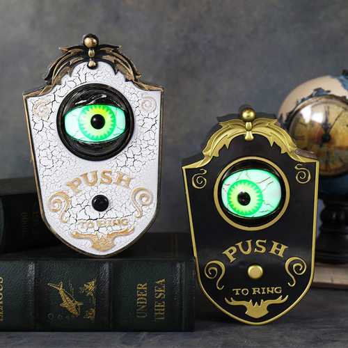 Halloween One-eyed Doorbell Decoration Electric Luminous Pro