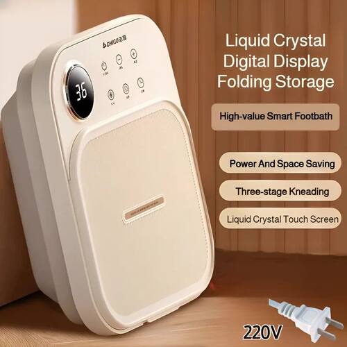 Foldable Foot Bath Tub, Fully Automatic Massage Foot Bath Ap