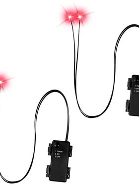 ABKO-2 Pieces Light Up Skeletoneyes Halloween Led Glowing Ey