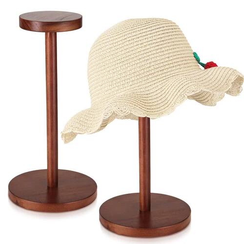 Baseball cap racks Stackable Wood Hat Organizer Stand For Ba