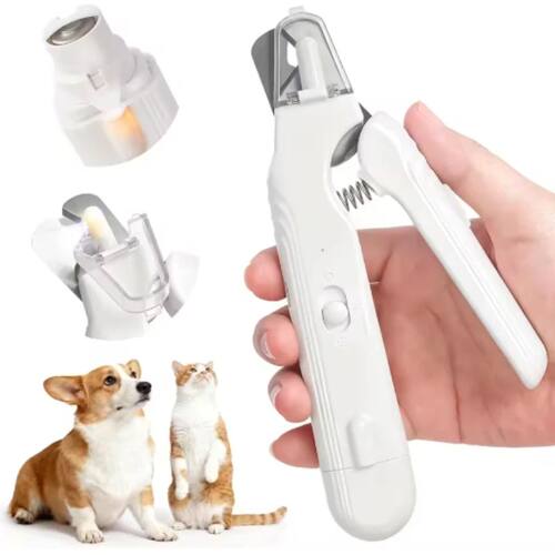 Pet Nail Clippers, Quiet Pet Nail Grinder With LED Lights fo