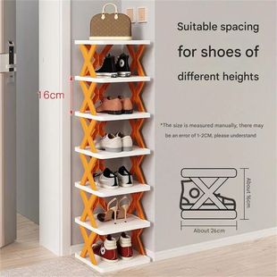DIY simple shoe rack home space saving storage small narrow