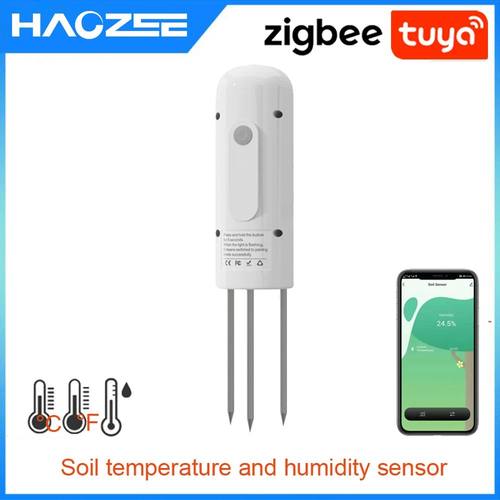 Tuya Smart Zigbee Soil Tester Temperature and Humidity Meter