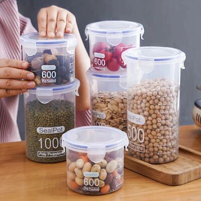 Plastic Sealed Tank Large Capacity Crisper Kitchen Organize