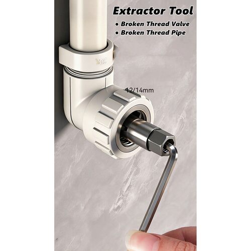 Faucet Angle Valves Broken Wire Extractor Set Damage Screw E