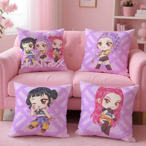 KPopS D-Demon H-Hunters Pillow Case Pattern Printed Pillowca