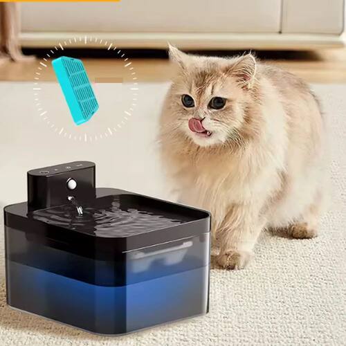 Automatic Cat Water Fountain,2.2L,Intelligent Pet Water Disp
