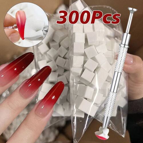 Square Nail Art Sponge Set Blush Gradient Nail Brushes Gel P