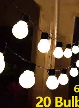 G50 Street Garland Light Bulbs LED Fairy String Light Outdoo