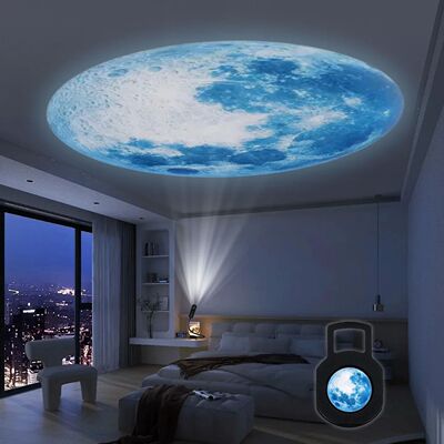1 Projector Light Moon lamp, LED lamp, blue planet, Recharge