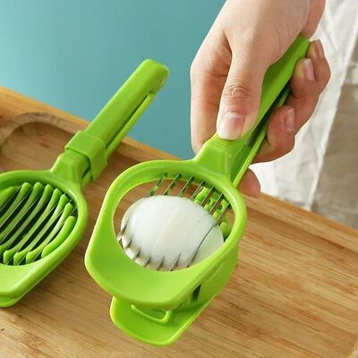Egg Slicer Hard Boiled Egg Cutter Strawberry Slicer Kiwi Div