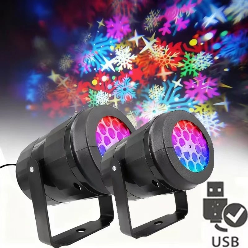 Snowflake Christmas Laser Projector Light with16 patterns Wa