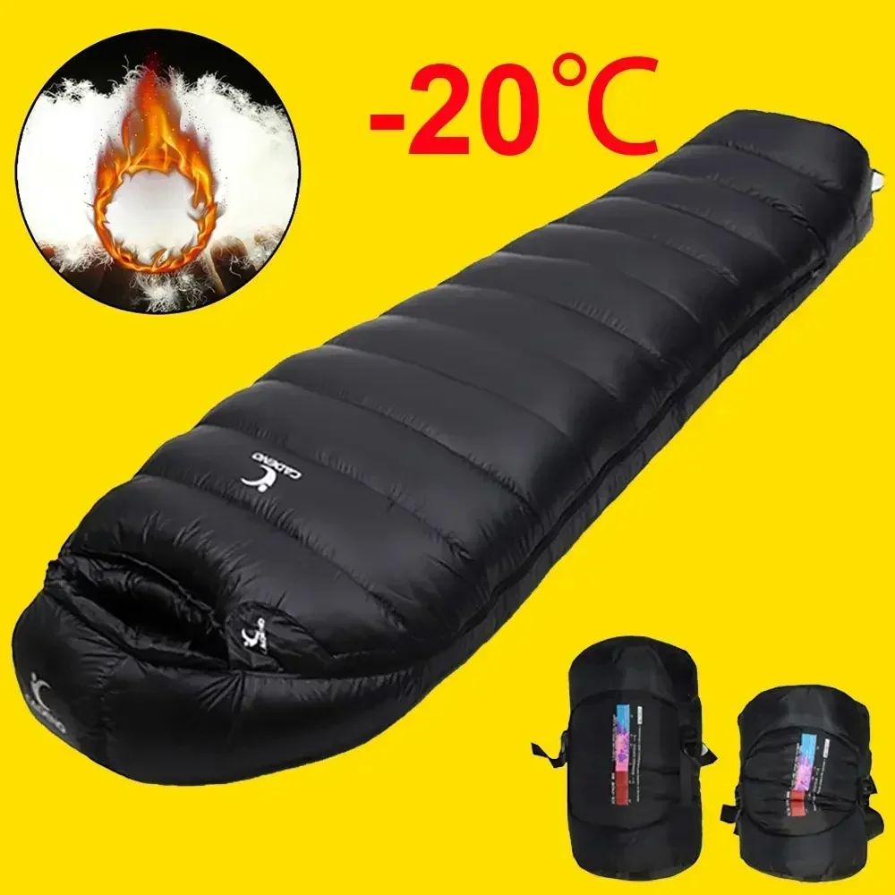 Winter Sleeping Bag Down Outdoor Camping Portable Comforter