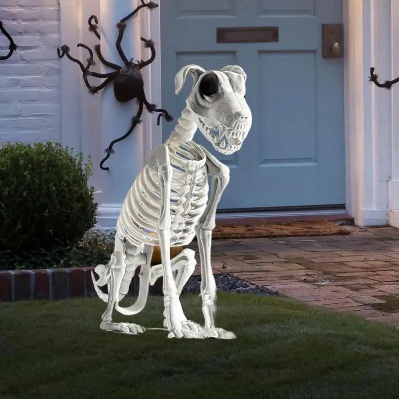 Halloween Skeleton Dog Spooky Skeleton Animal Realistic Hall