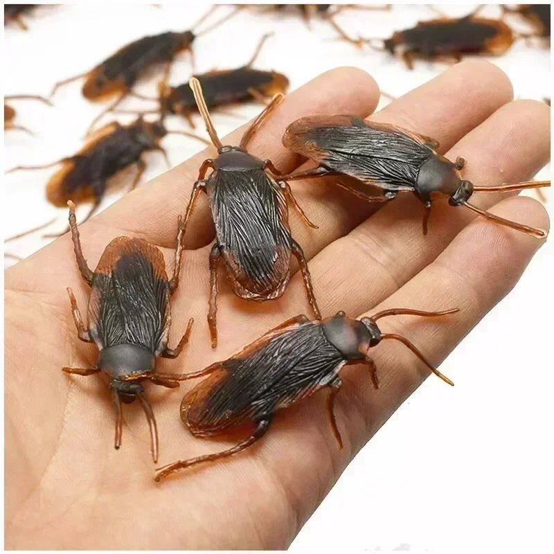 10pc Funny Fake Cockroach Halloween Party Decoration Trick P