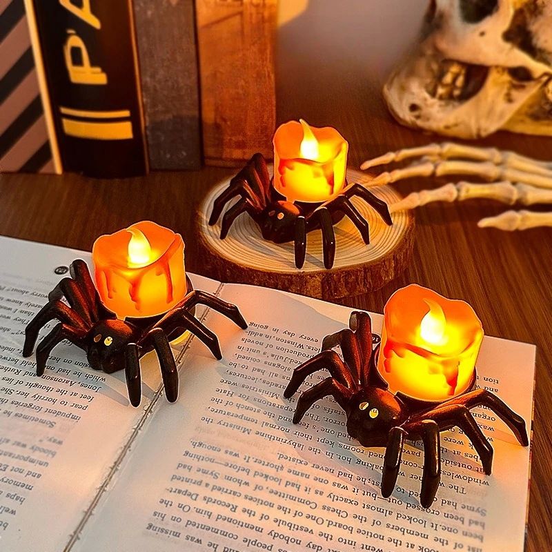 1pcs Halloween Decoration Spider Night Lights Party Supplies