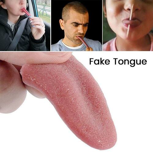Steel Needle Tongue Piercing Magician Props Halloween Fool's