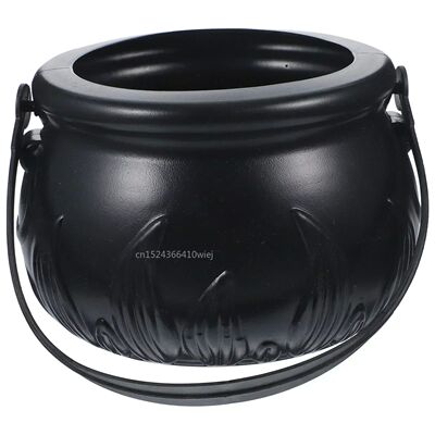 Wizard Witch Cauldron Decor Prop Halloween Parties Table Cen