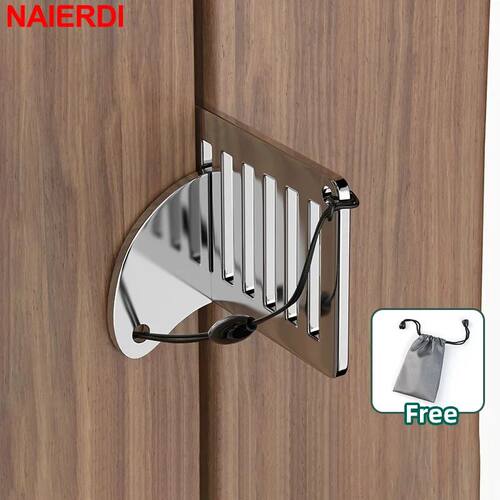 Stainless Steel Portable Door Lock Anti-theft Lock Heavy Dut