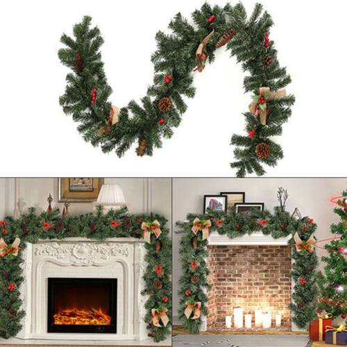 Rochester Spruce Garland Christmas Decorations With Berries