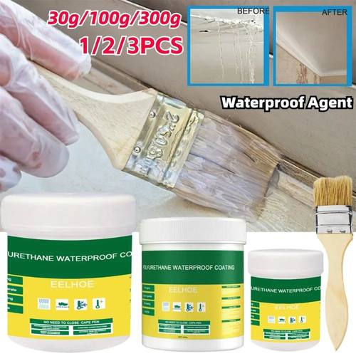 1/2/3Pcs Waterproof Coating Sealant Agent White Invisible Pa