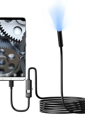 7.0MM TYPE-C Endoscope Camera IP67 Waterproof 6 LEDs USB And