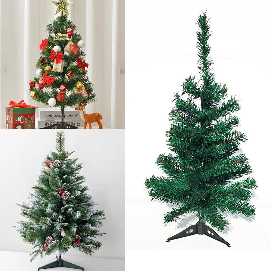 60cm Mini Christmas Tree Artificial Pine Tabletop Home Holid