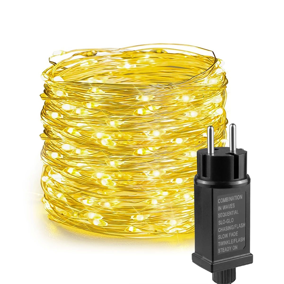 10M-100M LED Light String Copper Wire Garland Fairy Light 11