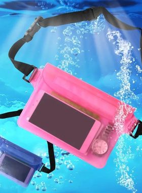 Three Layer Sealed Waterproof Bag With Touch Screen Adjustab