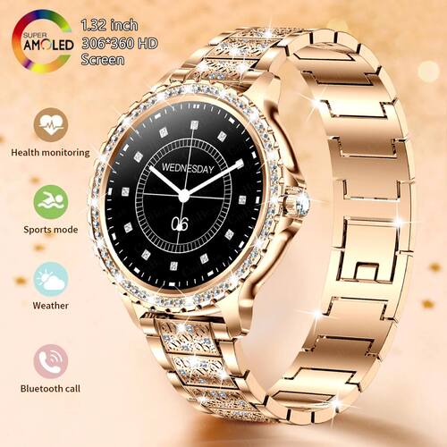 NewWomen Smart Watch 360*360 HD Screen Sports Bracelet Dial