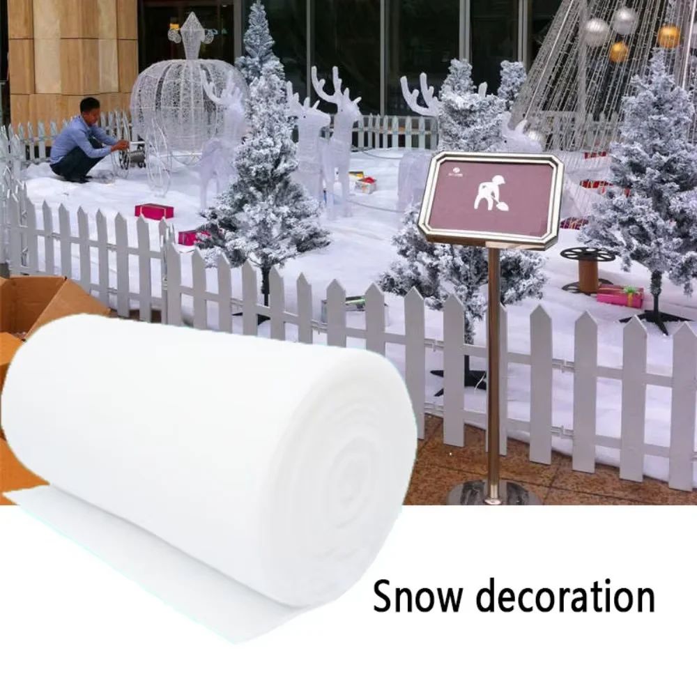80*240CM Christmas Snow Blanket Artificial Cotton Blankets C