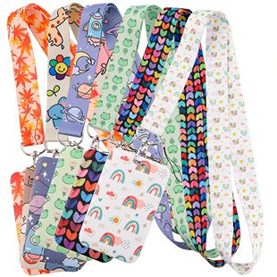 Strap Lanyards Cute Cred Holder Neck Badge Novel Keychain