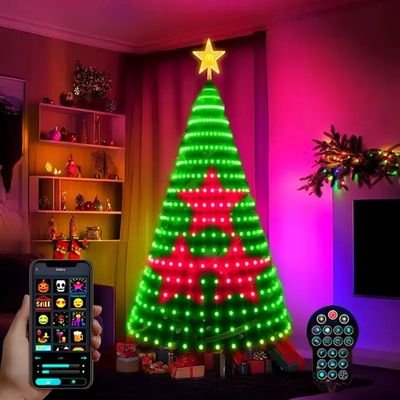 Christmas Tree LED Lights 400LEDs Smart RGB LED String Light
